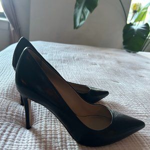 M. Gemi The Esatto 90mm Black Leather Heels (35)